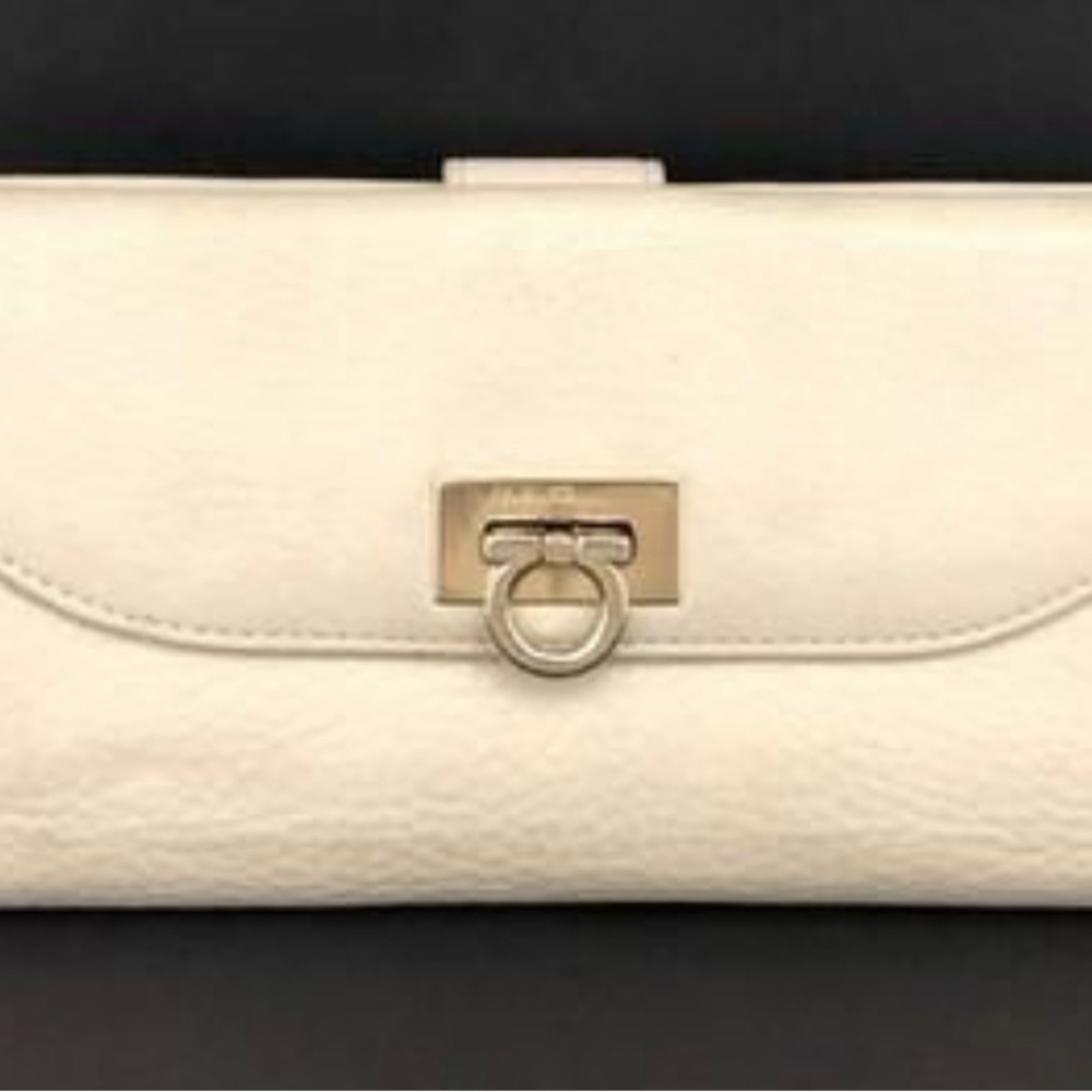 Authentic Salvator Ferragamo Gancini Continental Wallet- made in Italy
